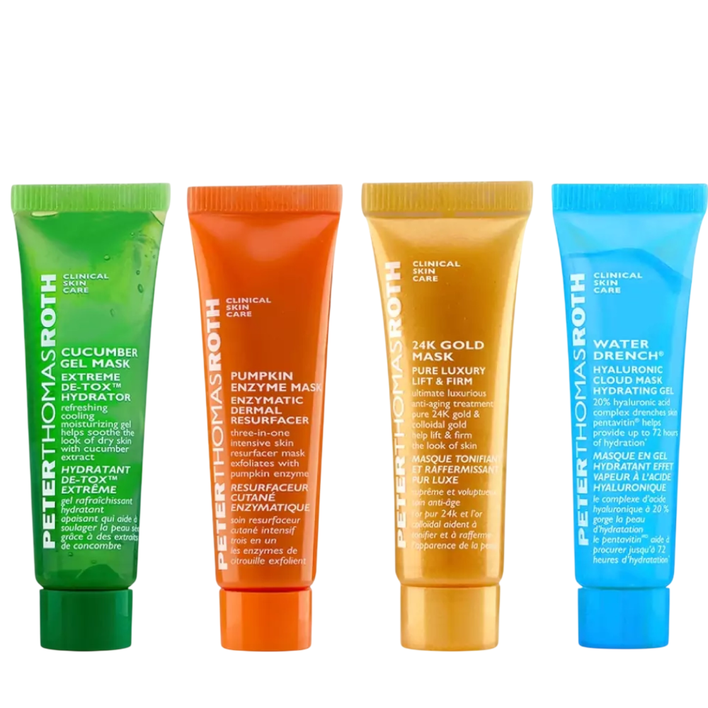 PETER THOMAS ROTH Masking Minis 4-Piece Kit - Набір мінімасок для комплексного догляду за шкірою в косметичці - фото №1 PETER THOMAS ROTH Masking Minis 4-Piece Kit - Набір мінімасок для комплексного догляду за шкірою в косметичці - фото №1